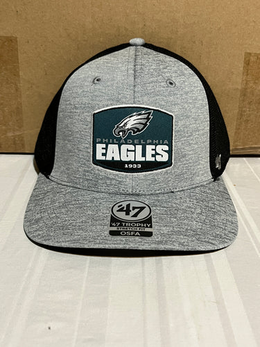 Philadelphia Eagles NFL '47 Brand Gray One Size Fits All Stretch Fit Mesh Hat - Casey's Sports Store