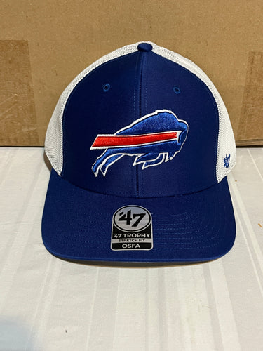 Buffalo Bills NFL '47 Brand Blue One Size Fits All Stretch Fit Mesh Hat - Casey's Sports Store