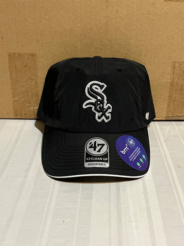 Chicago White Sox MLB '47 Brand Black Clean Up Adjustable Strapback Hat - Casey's Sports Store