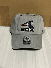 Load image into Gallery viewer, Chicago White Sox Throwback MLB &#39;47 Gray Clean Up Adjustable Strapback Hat - Casey&#39;s Sports Store
