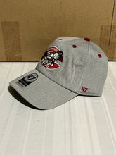 Load image into Gallery viewer, Cincinnati Reds Throwback MLB &#39;47 Gray Clean Up Adjustable Strapback Hat - Casey&#39;s Sports Store

