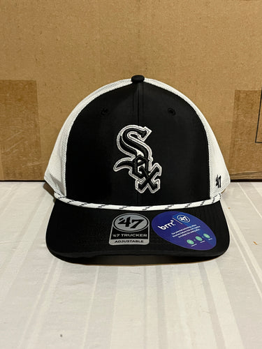 Chicago White Sox MLB '47 Black MVP Adjustable Snapback Mesh Hat - Casey's Sports Store