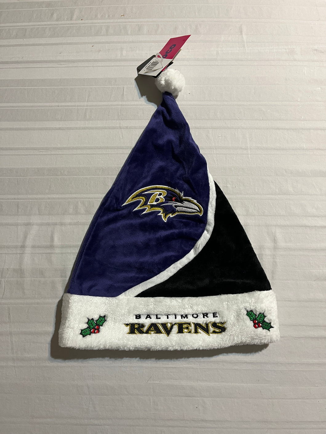 Baltimore Ravens NFL Santa Hat Forever Collectibles - Casey's Sports Store