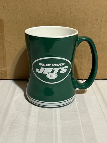 New York Jets NFL 14oz Coffee Mug Cup Logo Brands - Casey's Sports Store