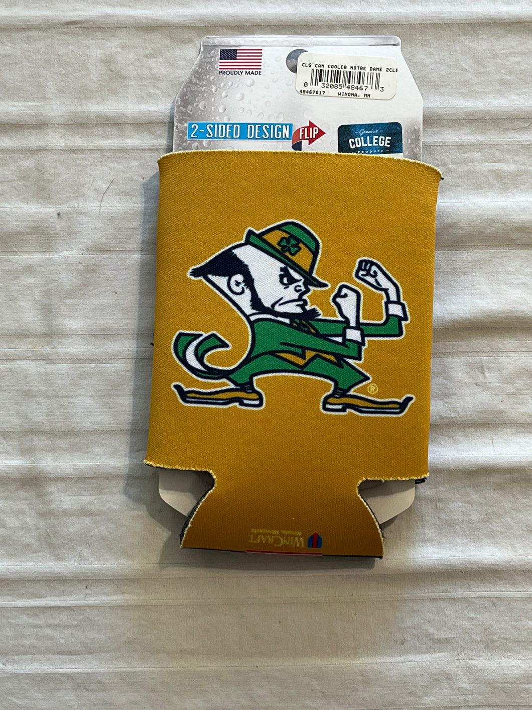 Notre Dame Fighting Irish NCAA 2-Sided Koozies Coozies Can Cooler Wincraft - Casey's Sports Store