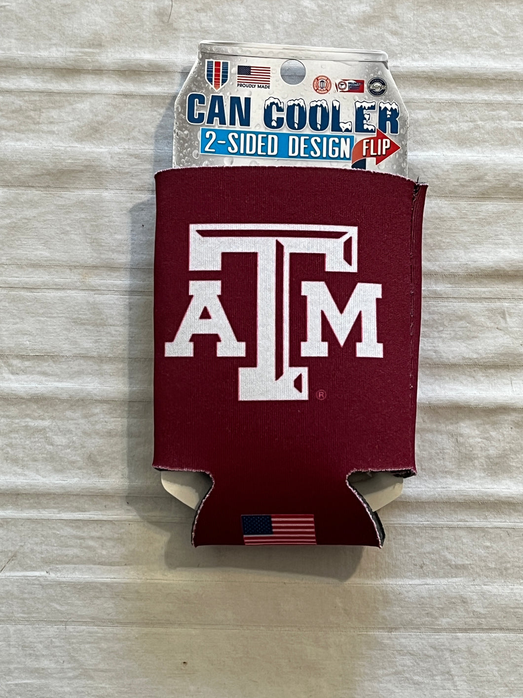 Texas A&M Aggies NCAA 2-Sided Koozies Coozies Can Cooler Wincraft - Casey's Sports Store