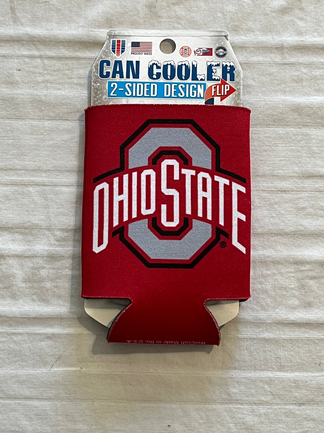 Ohio State Buckeyes NCAA 2-Sided Koozies Coozies Can Cooler Wincraft - Casey's Sports Store