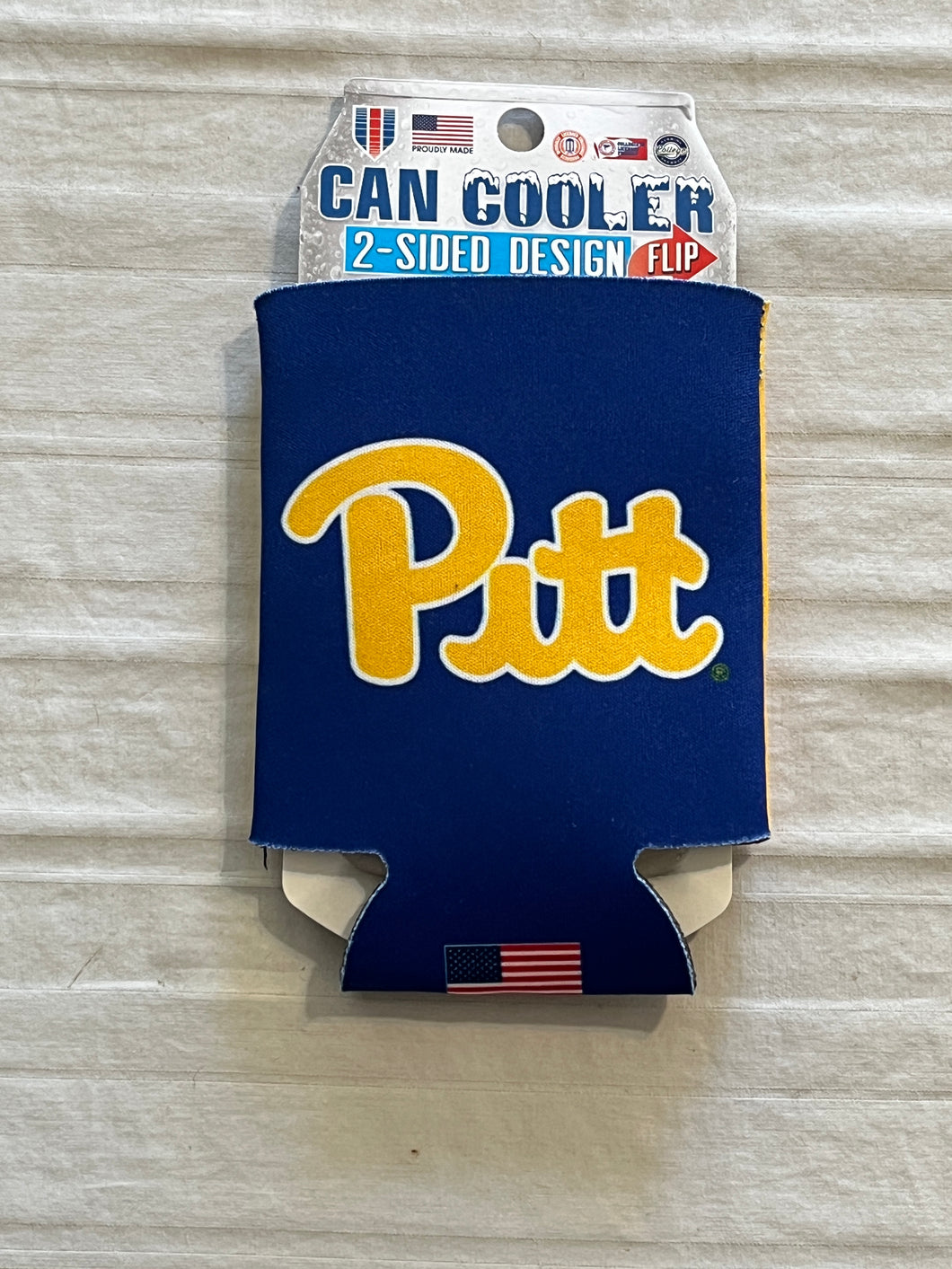 Pitt Panthers NCAA 2-Sided Koozies Coozies Can Cooler Wincraft - Casey's Sports Store
