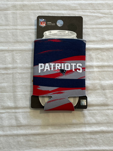 New England Patriots NFL 2-Sided Koozies Coozies Can Cooler Wincraft - Casey's Sports Store
