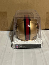 Load image into Gallery viewer, San Francisco 49ers NFL Throwback Riddell Speed Gold Mini Helmet - Casey&#39;s Sports Store

