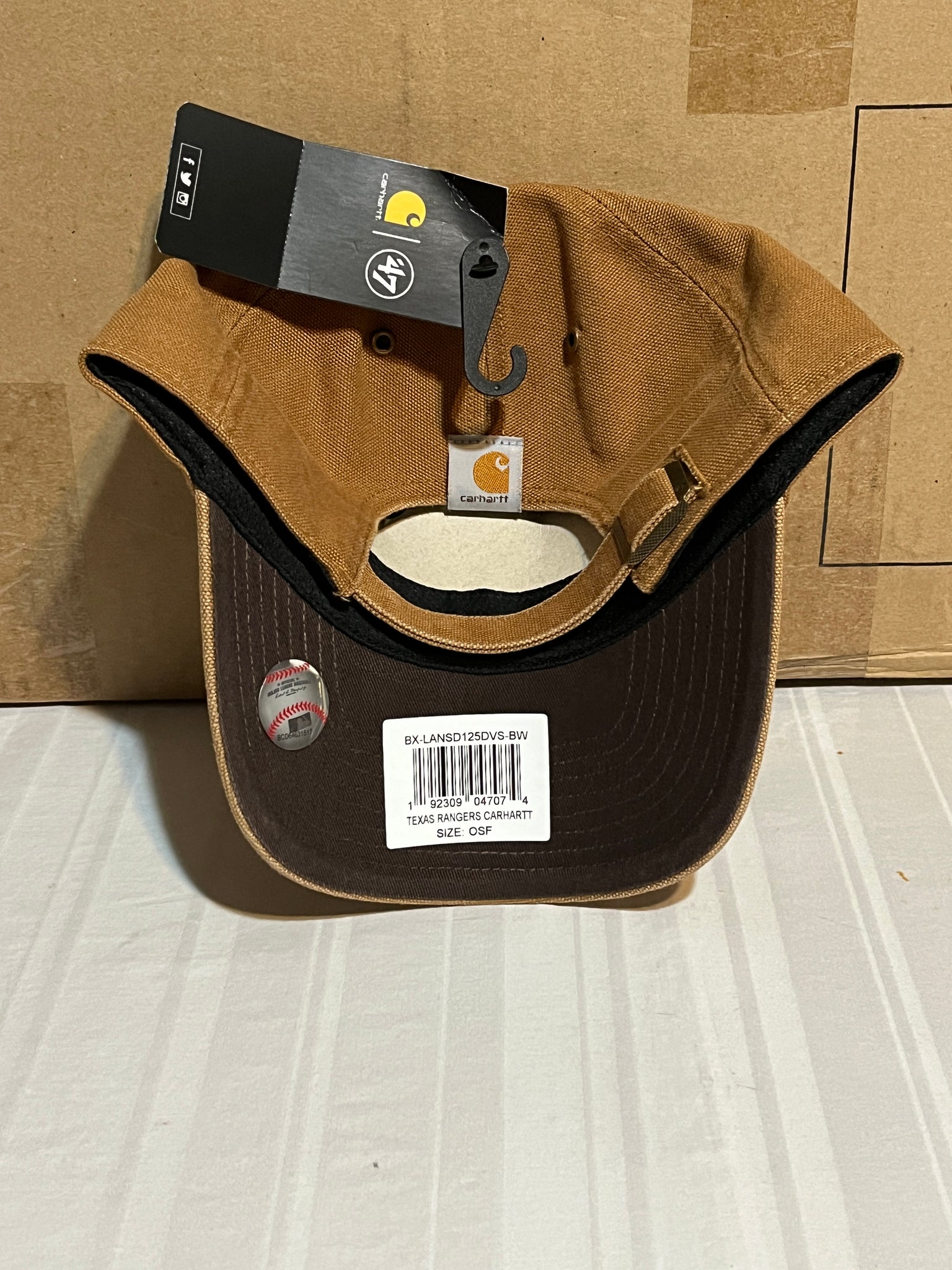 Accessories, 47 Brand Carhartt Texas Rangers Hat