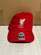 Load image into Gallery viewer, Liverpool FC EPL &#39;47 Brand Red Clean Up Adjustable Strapback Hat Cap - Casey&#39;s Sports Store
