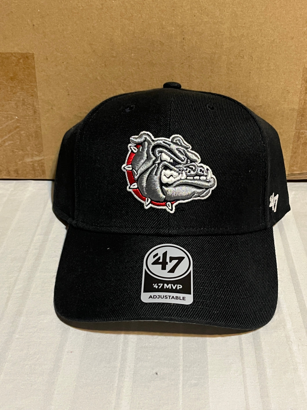 Gonzaga Bulldogs NCAA '47 Brand Navy Blue MVP Strapback Adjustable Hat Cap - Casey's Sports Store