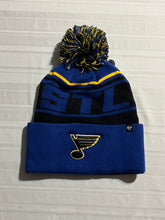 Load image into Gallery viewer, St. Louis Blues NHL &#39;47 Brand Winter Beanie Knit Ski Cap Hat - Casey&#39;s Sports Store
