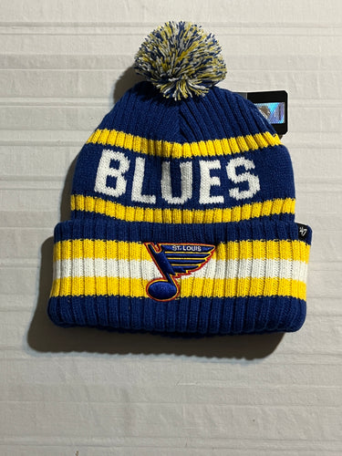 St. Louis Blues NHL '47 Brand Winter Beanie Knit Ski Cap Hat - Casey's Sports Store