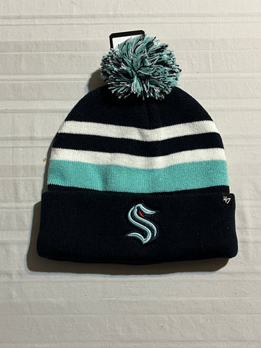 Seattle Kraken NHL '47 Brand Winter Beanie Knit Ski Cap Hat - Casey's Sports Store