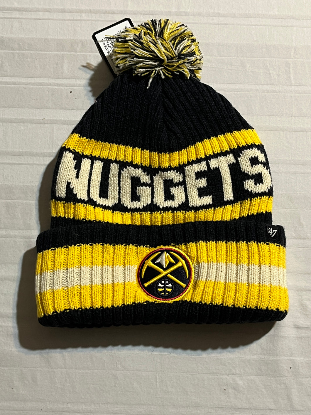 Denver Nuggets NBA '47 Brand Winter Beanie Knit Ski Cap Hat - Casey's Sports Store