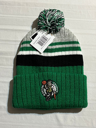 Boston Celtics NBA Fan Favorite Green Winter Beanie Knit Ski Cap Hat - Casey's Sports Store