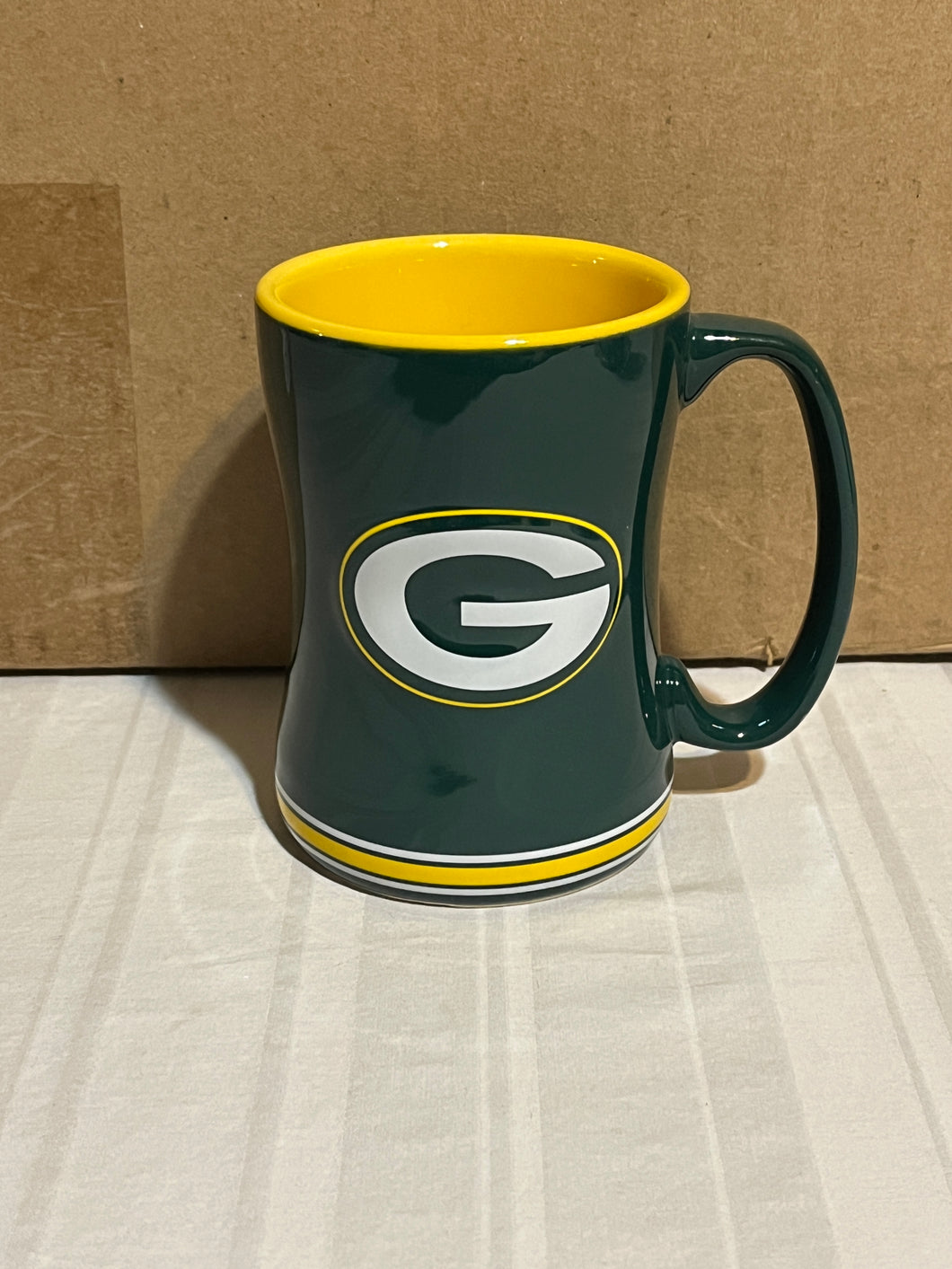 Green Bay Packers NFL Logo Brands 14oz Mug Cup - Casey's Sports Store