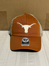 Load image into Gallery viewer, Texas Longhorns NCAA &#39;47 Brand Orange Clean Up Adjustable Snapback Mesh Hat - Casey&#39;s Sports Store
