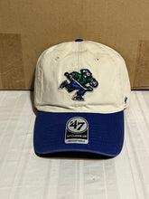 Load image into Gallery viewer, Vancouver Canucks NHL &#39;47 Brand Throwback Clean Up Tan Two Tone Adjustable Hat - Casey&#39;s Sports Store
