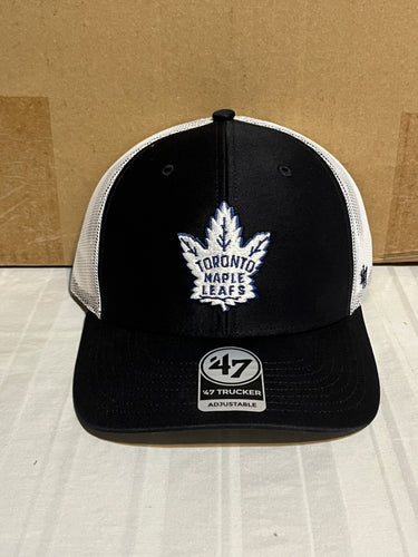 Toronto Maple Leafs NHL '47 Brand Throwback Blue Mesh Adjustable Snapback Hat - Casey's Sports Store