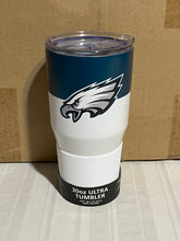 Load image into Gallery viewer, Philadelphia Eagles NFL 30oz Green Two Tone Tumbler Cup Mug Logo Brands - Casey&#39;s Sports Store
