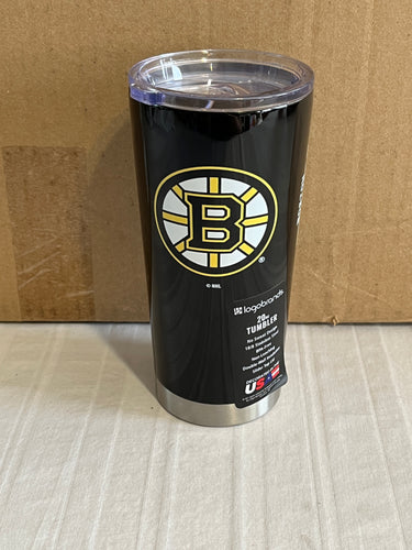 Boston Bruins NHL 20oz Black Tumbler Cup Mug Logo Brands - Casey's Sports Store