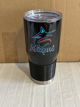 Load image into Gallery viewer, Miami Marlins MLB 30oz Black Tumbler Cup Mug Logo Brands - Casey&#39;s Sports Store
