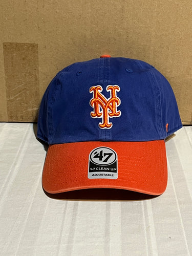 New York Mets MLB '47 Brand Blue Two Tone Clean Up Adjustable Hat - Casey's Sports Store