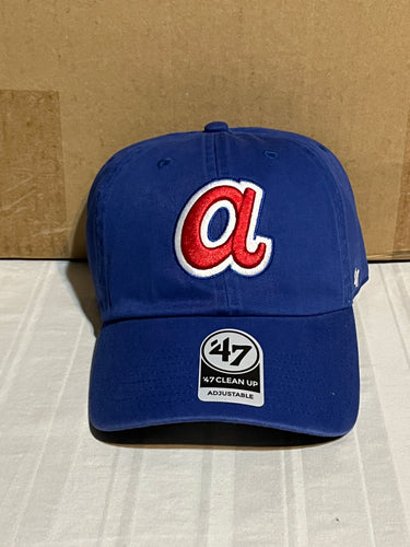  Atlanta Braves Khaki Clean Up Adjustable Hat, Adult