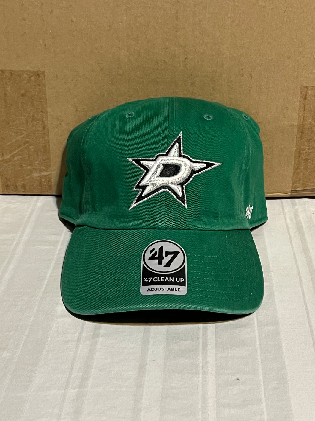 Dallas Stars NHL '47 Brand Green Clean Up Adjustable Strapback Hat - Casey's Sports Store