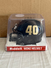 Load image into Gallery viewer, Purdue Boilermakers Throwback NCAA Riddell Black Replica Mini Helmet - Casey&#39;s Sports Store
