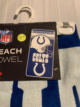 Load image into Gallery viewer, Indianapolis Colts NFL 30&quot; x 60&quot; Beach Towel McArthur - Casey&#39;s Sports Store
