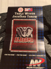 Load image into Gallery viewer, Alabama Crimson Tide NCAA 48&quot; x 60&quot;Triple Woven Blanket/Throw Northwest Company - Casey&#39;s Sports Store
