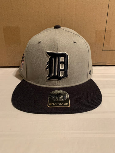 Detroit Tigers MLB '47 Brand Gray Sure Shot Two Tone Captain Snapback Hat - Casey's Sports Store