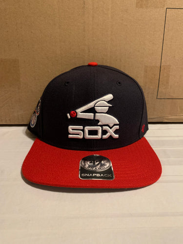 Chicago White Sox MLB '47 Brand Navy Sure Shot Two Tone Captain Snapback Hat - Casey's Sports Store