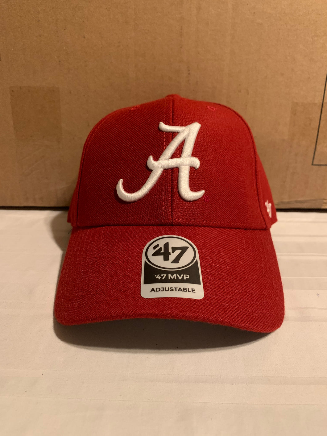 Alabama Crimson Tide NCAA '47 Brand Razor Red MVP One Size Adjustable Hat - Casey's Sports Store