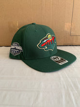 Load image into Gallery viewer, Minnesota Wild NHL &#39;47 Brand Green Sure Shot Adjustable Snapback Hat New - Casey&#39;s Sports Store
