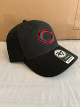 Load image into Gallery viewer, Cincinnati Reds MLB &#39;47 Brand Black MVP One Size Adjustable Hat - Casey&#39;s Sports Store
