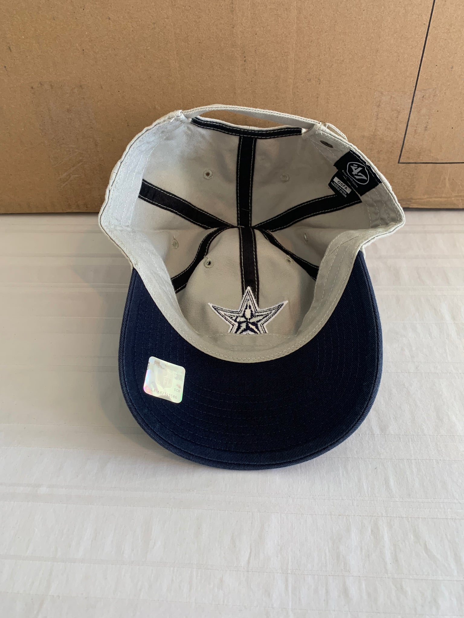 47 Brand Men's Royal Dallas Cowboys Primary Clean Up Adjustable Hat - Macy's