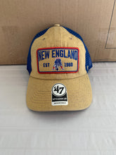 Load image into Gallery viewer, New England Patriots Legacy NFL &#39;47 Brand Khaki Clean Up Adjustable Snapback Hat - Casey&#39;s Sports Store
