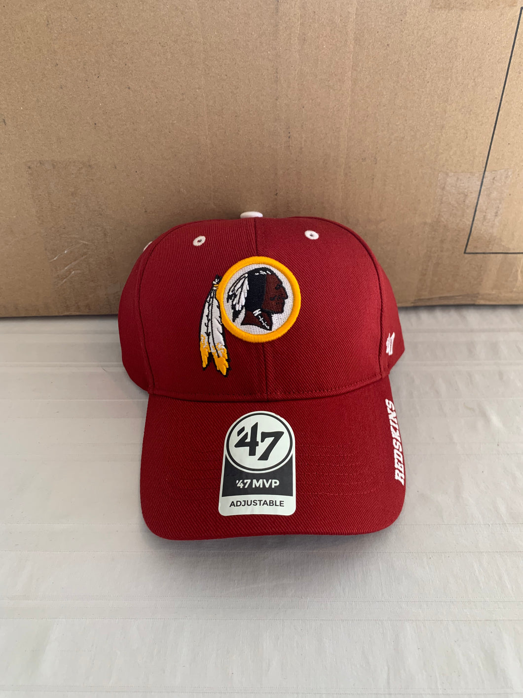 Washington Redskins NFL '47 Brand Razor Red Frost MVP Adjustable Hat - Casey's Sports Store