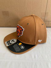 Load image into Gallery viewer, Chicago Bears NFL &#39;47 Brand Carhartt Mens Brown Captain Strapback Hat - Casey&#39;s Sports Store
