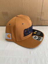 Load image into Gallery viewer, New York Giants NFL &#39;47 Brand Carhartt Mens Brown Captain Strapback Hat - Casey&#39;s Sports Store
