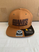 Load image into Gallery viewer, New York Giants NFL &#39;47 Brand Carhartt Mens Brown Captain Strapback Hat - Casey&#39;s Sports Store
