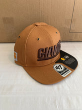 Load image into Gallery viewer, New York Giants NFL &#39;47 Brand Carhartt Mens Brown Captain Strapback Hat - Casey&#39;s Sports Store
