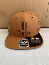 Load image into Gallery viewer, Detroit Lions NFL &#39;47 Brand Carhartt Mens Brown Captain Strapback Hat - Casey&#39;s Sports Store
