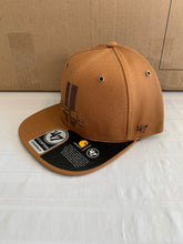 Load image into Gallery viewer, Detroit Lions NFL &#39;47 Brand Carhartt Mens Brown Captain Strapback Hat - Casey&#39;s Sports Store
