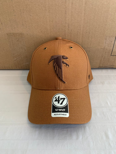 Atlanta Falcons Legacy NFL '47 Brand Carhartt Mens Brown MVP Adjustable Hat - Casey's Sports Store